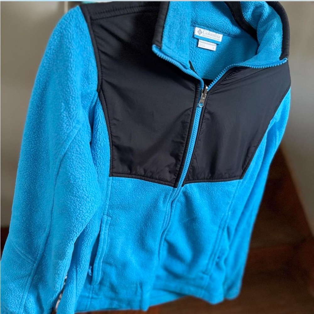 Columbia Teal Fleece Jacket